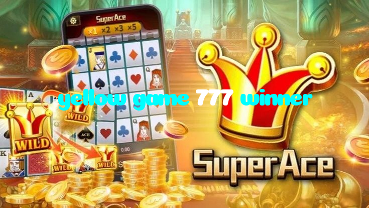 yellow game 777 winner casino presented on mobile device in Pakistan with slots and live games